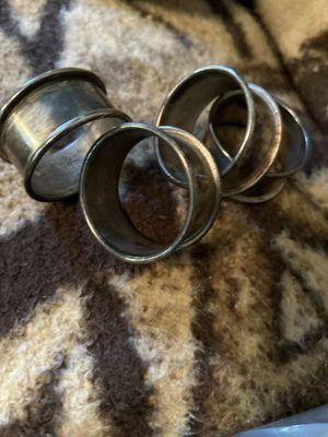 Silver napkin rings