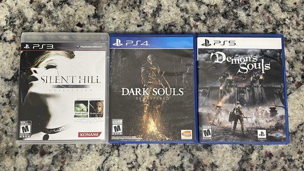 Silent Hill HD Collection (PS3), Dark Souls (PS4), Demon's Souls (PS5)