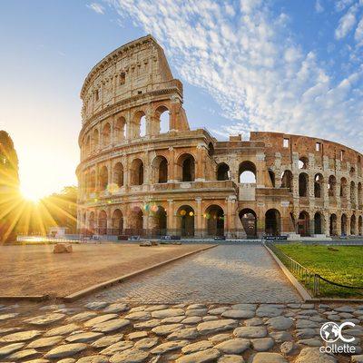 The Colosseum in Rome, Italy