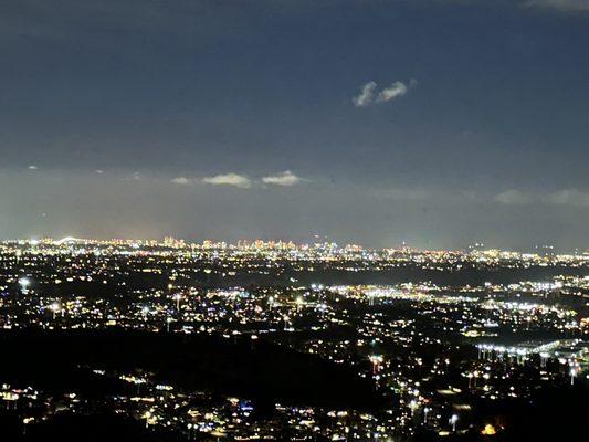 Night view from the summit