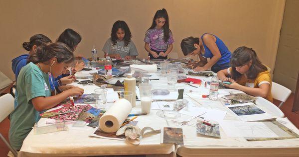 Bringing art to the community through workshops is one of SAAL+M's goals