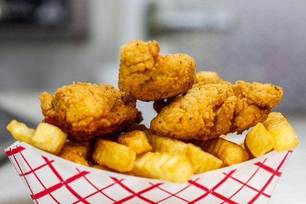 CHICKEN STRIPS & FRIES