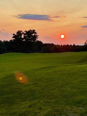 Beautiful late summer evening on #6