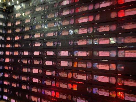 VHS wall