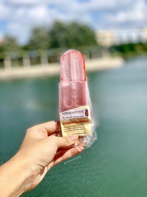 Strawberry Lemonade frozen pop