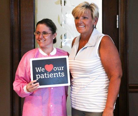 Dental Hygienist, Ali with Patient