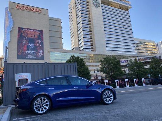 El Dorado Tesla 250kwh Supercharger (and my Model 3 LR AWD w/Performance Boost)