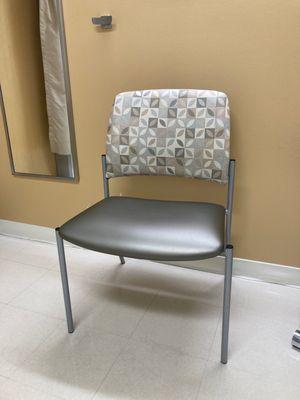 Chair in examination room