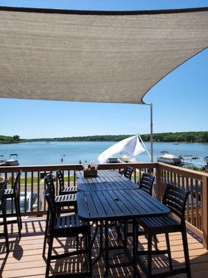 Patio with a view