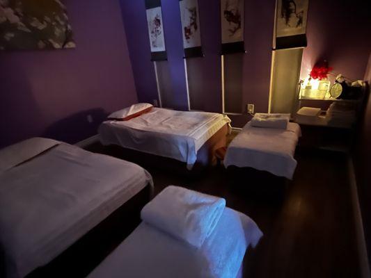 Couple massage room