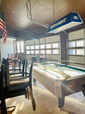 Pool table room