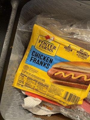 Expired hot dogs