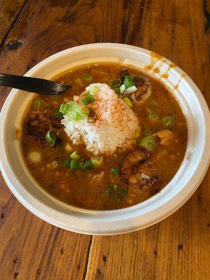 Gumbo is so very delicious .