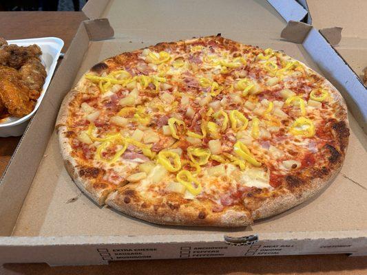 The Hawaiian pizza