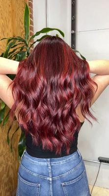 Red Balayage by Liz