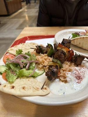 Lamb Kebabs Plate