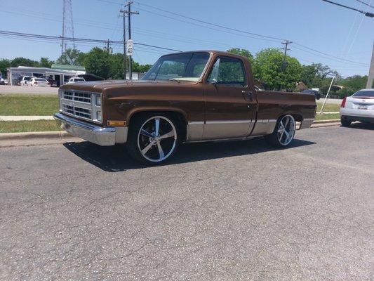 1980's Chevy Truck we painted