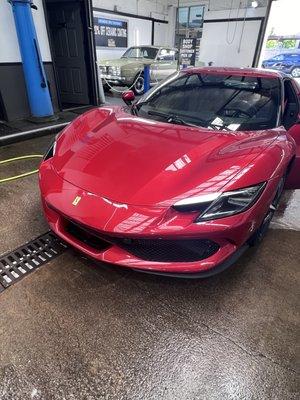 Beautiful red Ferrari