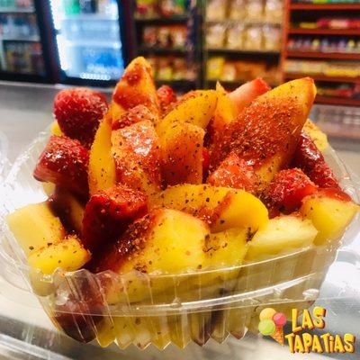 Fruta fresca picada