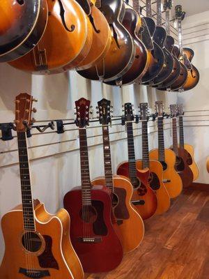 Nothing too rare here but a nice selection of acoustics