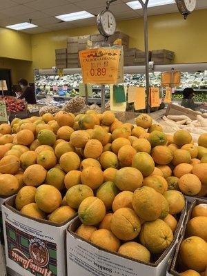 California Oranges; $0.89