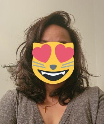 Digital perm and haircut