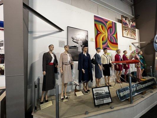 Braniff Exhibit Hostess Uniforms