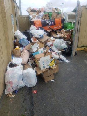 Multiple missed pickups lead to overflowing bins