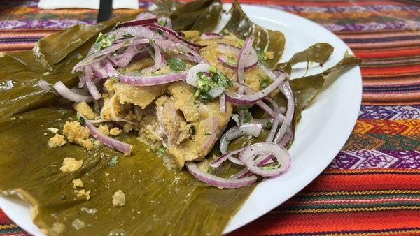 Tamal de Chancho (pork)