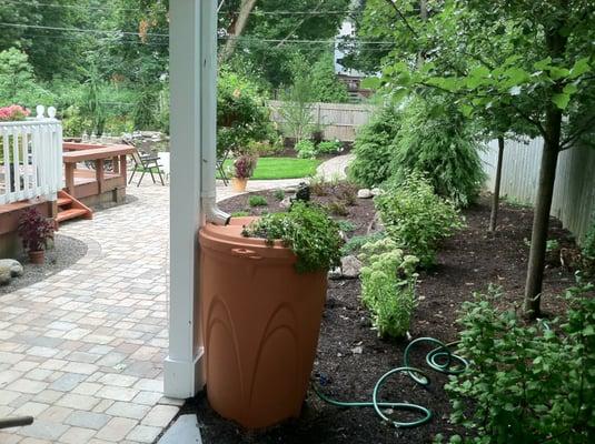 Certified Aquascape Contractor Acorn Landscaping Installs Water Features, Patio, Rain Barrel and Landscape Design in Penfield