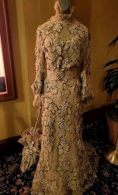 Judy Garland's dress from Meet Me in St. Louis on display...