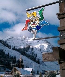 Olympic Boot Works in Front of Squaw Valley USA