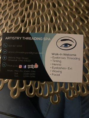 Artistry Threading Spa