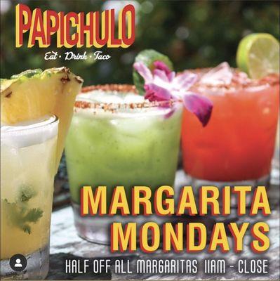 50% off all margaritas