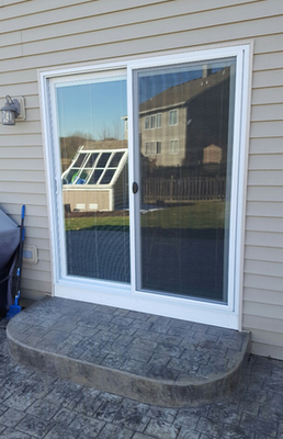 New slider patio door