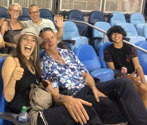 Fastmetrics guests at Quakes game