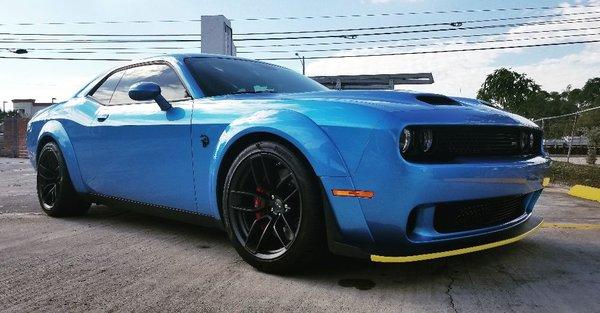 Dodge Challenger Hellcat Redeye Full Paint Protection and Stratos Nano Ceramic Window Tint