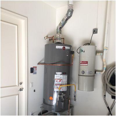 Water heater installed in Mirabella in Palm Beach Gardens, Florida.