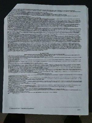 tiny print of contract says you may not cancel, you will not get a refund, you may not resort to legal action. refuse to sign it. go elsewhe