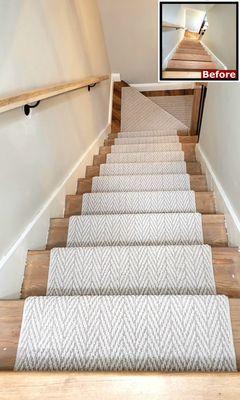 Herringbone Nylon Stair Runner