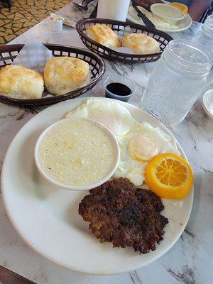 Southern style breakfast