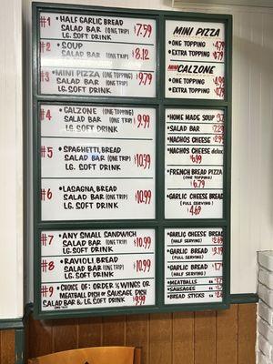 Lunch & Dinner menu