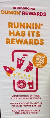 new dunkin rewards