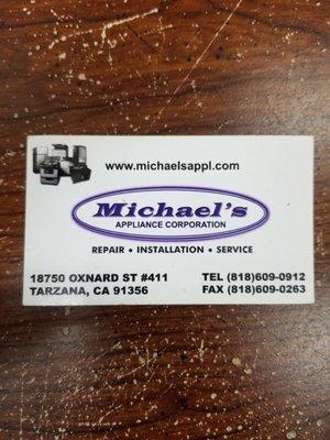 Michael's Appliance Corporation