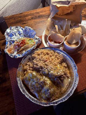 Tamale, Taco Any 3 Items Combo!