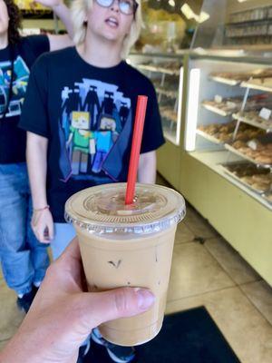 Vietnamese iced coffee, small.