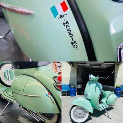 Restoration 1965 Vespa VBB