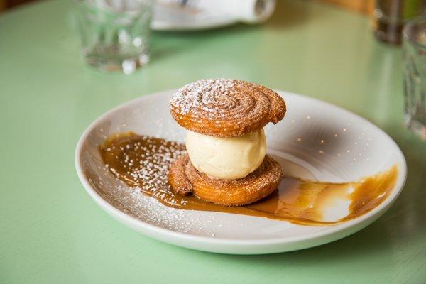 Churro Ice Cream Sandwich