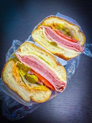 Italian Hoagie on Dutch Crunch