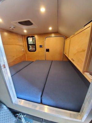 Custom comfort for your custom camper.